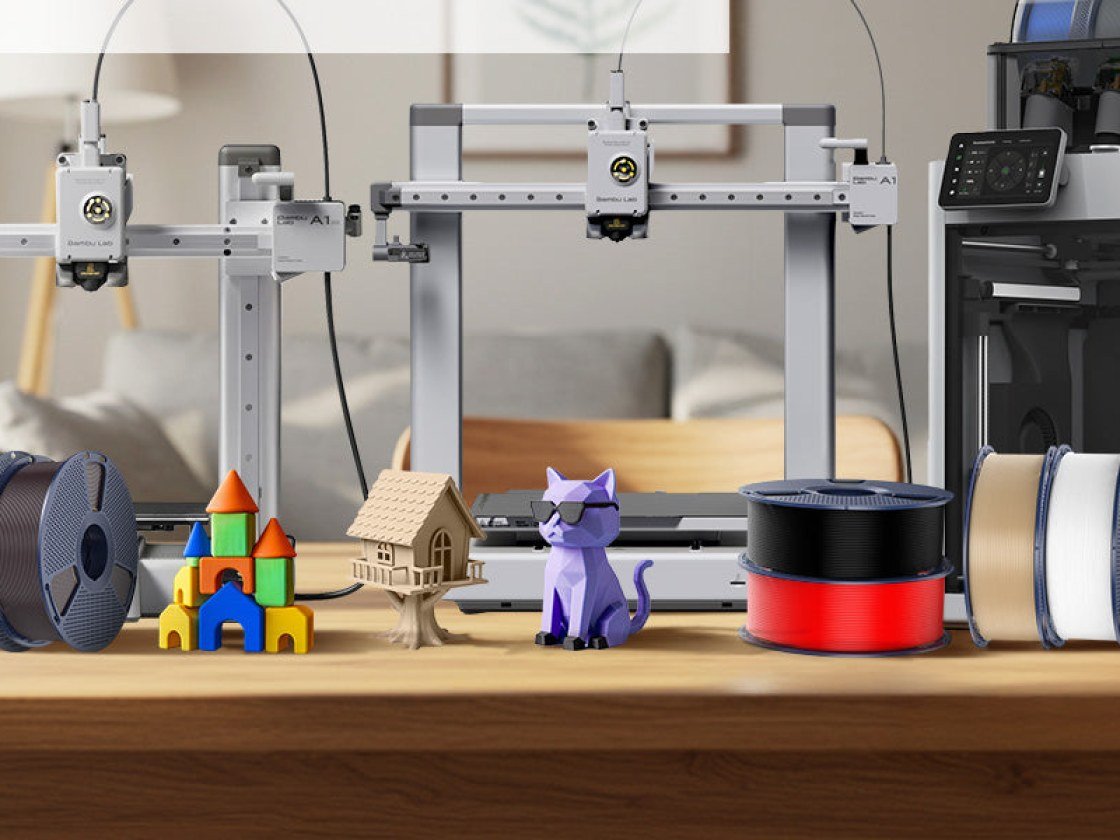 Impresoras 3D FDM imprimiendo con filamento SUNLU PLA